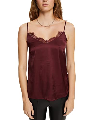 ESPRIT Damska bluzka 112EE1F316, 600/BORDEAUX RED, XS