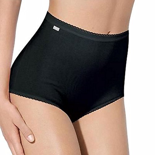 Playtex Cotton Stretch, damskie figi, zestaw 3 szt, Czarny (czarny), 42