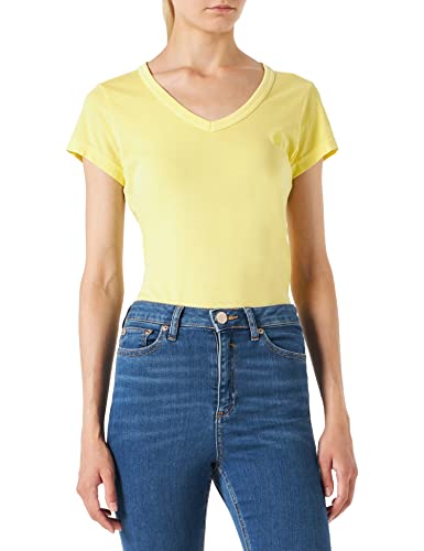 G-STAR RAW Damska koszulka z krótkim rękawem Slim V T Wmn Ss, żółty (Lemonade Gd B059-d154), M