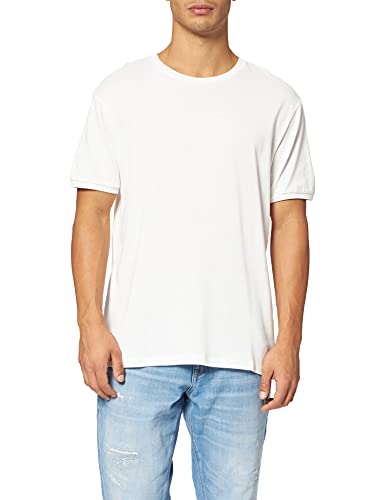 Key Largo Porto okrągły t-shirt męski, offwhite (1001), L