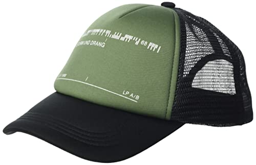 Sisley Męska czapka z daszkiem 6LRASA00D Hat, Black 909, OS (2 sztuki), Czarny 909, jeden rozmiar