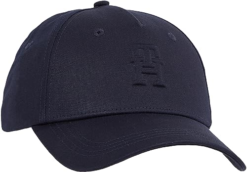 Tommy Hilfiger Damska czapka TH Iconic Cap, niebieski Space Blue, jeden rozmiar, niebieski (Kosmiczny Błękit), Rozmiar uniwersalny