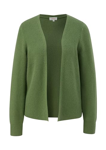 s.Oliver Sales GmbH & Co. KG/s.Oliver Damski kardigan z mieszanki wełny sweter z dzianiny z mieszanki wełny, zielony, 38