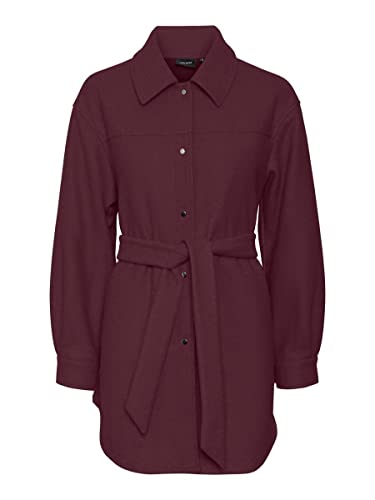 bestseller a/s Damska kurtka VMVINCE AW22 GA CP kurtka, Winetasting/szczegóły: solidna, L