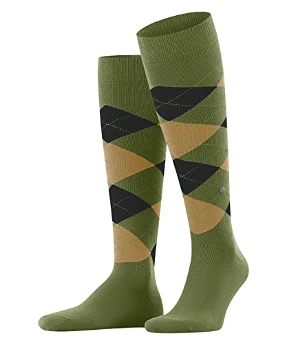 Burlington Mężczyźni King M KH Trwała Organiczna Bawełna długie z wzorem 1 Para, Zielony (Cactus 7684), 40-46