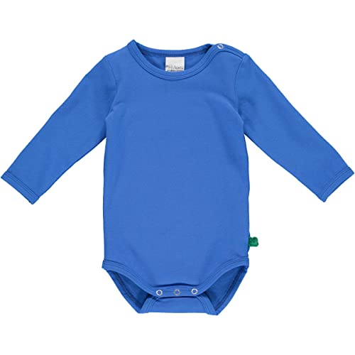Fred's World by Green Cotton Body i śpioszki dla niemowląt Alfa L/S, niebieski (Victoria Blue), 86