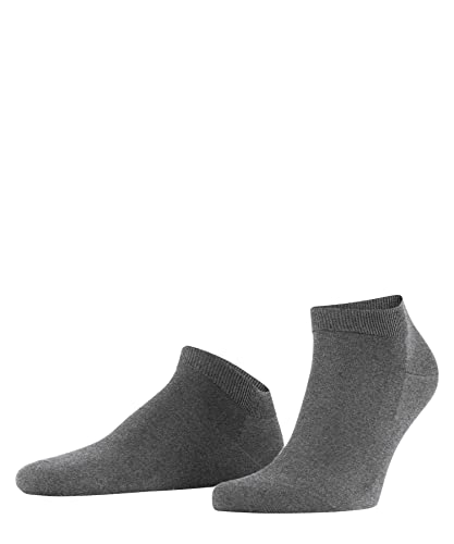 FALKE Mężczyźni Skarpety do trampek ClimaWool M SN Trwały Lyocell Wełna krótkie jednokolorowe 1 Para, Szary (Light Grey Melange 3216), 43-44