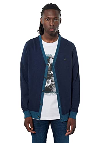 Kaporal Sweter męski-Model Savio-Kolor Granatowy Rozmiar, Bleu Navy, XL