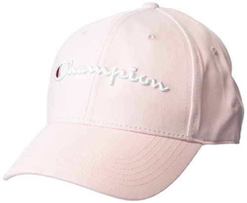 Champion Męska czapka z daszkiem Classic Twill, z nadrukiem napisu, Primer Pink 3D Script, jeden rozmiar