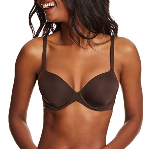 Maidenform Damski biustonosz One Fabulous Fit, Ciepły brązowy kakaowy, 90B