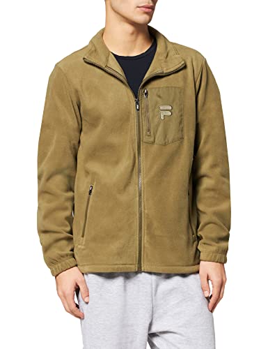 FILA Męska kurtka polarowa Paxton, Burnt Olive, 2XL