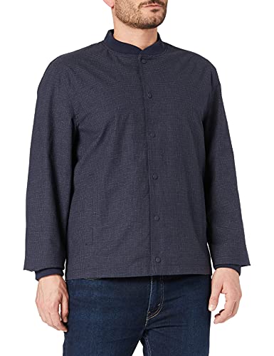 CASUAL FRIDAY Joe Small Checked męska kurtka przejściowa, 193923_navy Blazer, M