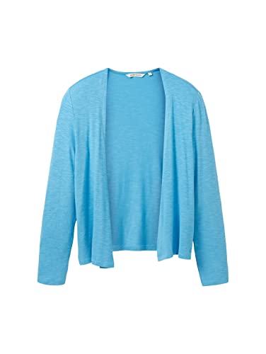 TOM TAILOR Damski kardigan Basic na lato, 21184 - Soft Cloud Blue, M