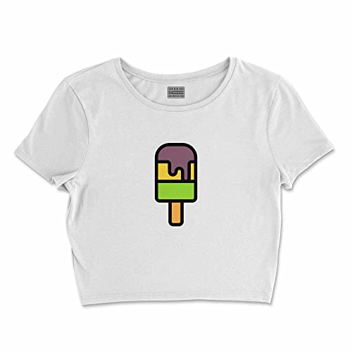 Bona Basics, Damski T-shirt basic, z nadrukiem cyfrowym, 100 bawełny, biały, swobodny, damski top, rozmiar: M, biały, M