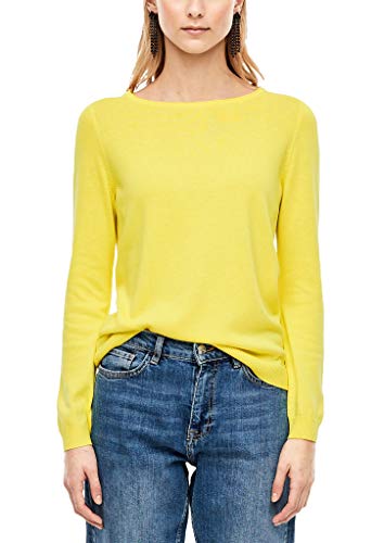 s.Oliver Sweter damski, Żółty (żółty 1184), 34