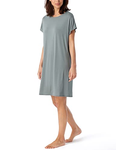 Schiesser Damska Koszulka z Rękawem 1/2, 95 Cm Koszula Nocna, Jadeit, 42, Jade