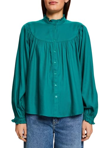 ESPRIT Bluzka damska, 305 / Emerald Green, XS
