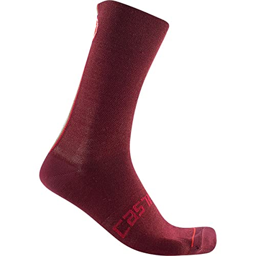 CASTELLI Skarpety sportowe, uniseks, 18 sztuk, bordowe, L, bordowy, L