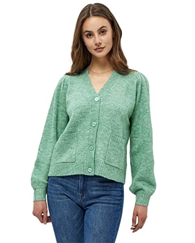 Peppercorn Damski kardigan z aluminium, zielony Feldspar, XXL, Feldspar Green, XXL