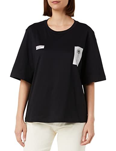 Sisley T-shirt damski, Czarny 923, S