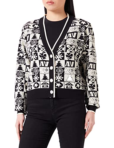 faina Damski kardigan, czarny, M/L, czarny, M-L