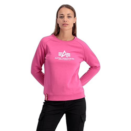 ALPHA INDUSTRIES New Basic Damska bluza, Magenta, M