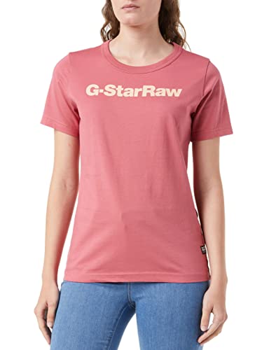 G-STAR RAW Damska bluzka Gs Graphic Slim Top, Różowy (Pink Ink D23942-336-c618), XXS