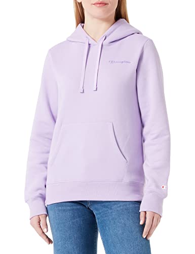 Champion Damska bluza z kapturem Legacy American Classics Powerblend z małym logo, lawendowa, XS