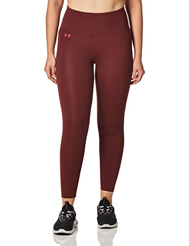 Under Armour Legginsy Damskie, Bordowe, 32