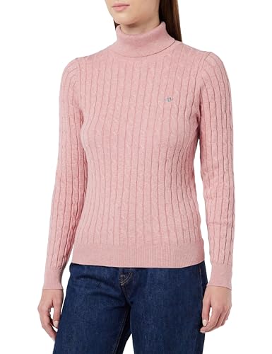 GANT Damski sweter ze stretchem bawełnianym, California Pink Melange, L
