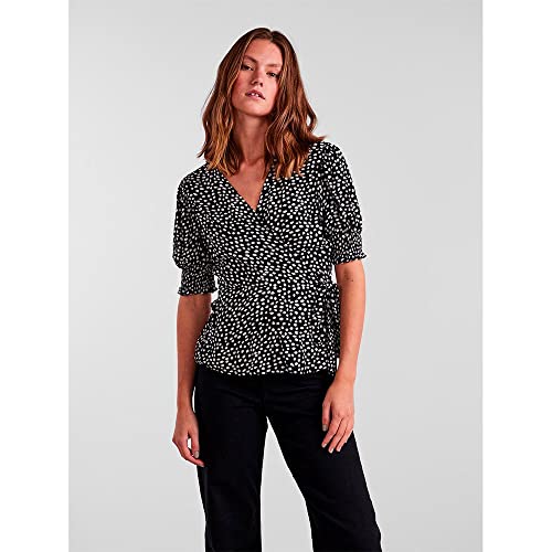 PCTALA 2/4 WRAP TOP NOOS BC, czarny, S