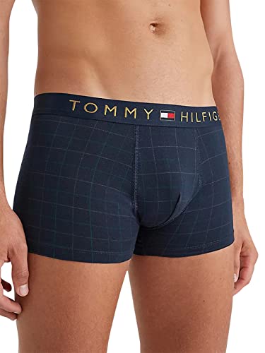 Tommy Hilfiger Męskie spodnie i skarpety zestaw kąpielówki, Okno kontrolne/niebo, XL