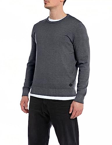 Replay Sweter męski, 293 Iron, M