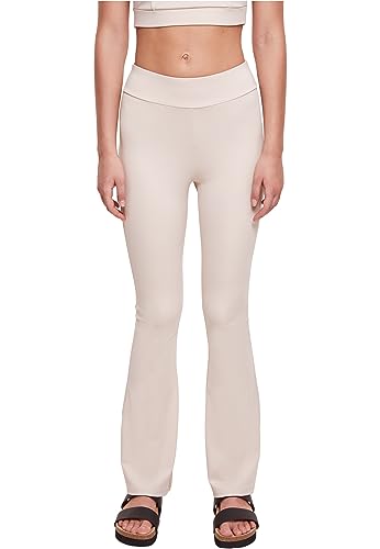 Urban Classics Damskie spodnie z recyklingu z wysokim stanem, Miękka trawa morska, XL