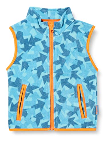 Playshoes Unisex dziecięca kamizelka polarowa, petrol, 116, Petrol, 116
