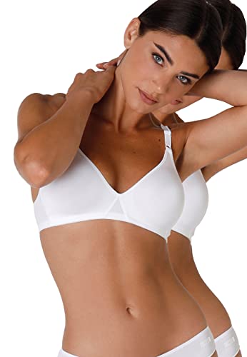 LOVABLE Cotton Line biustonosz (2) Damski, Bianco, 90C