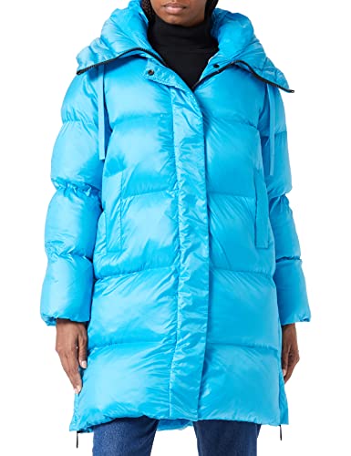 REPLAY Damski W7664A Alternatywny płaszcz puchowy, 688 niebieski, L, 688 Blue, L