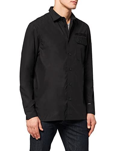 G-STAR RAW Koszula męska z długopisem, Czarny (Dk Black A790-6484), XS
