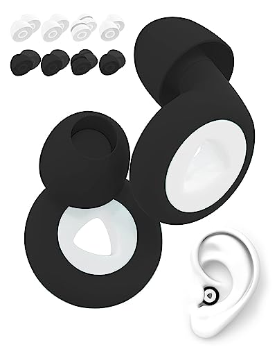 Diaryan Zatyczki do uszu, uniseks, czarne i białe, normalne, czarny & biały, jeden rozmiar