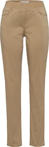 Raphaela by Brax Damskie spodnie Pamina z dżerseju na zimę, z bawełny, slim, Sand, 29W / 32L