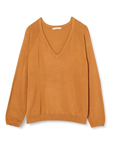 Peppercorn Damski sweter z dekoltem w serek Curve 24 V, kość brązowa, 22