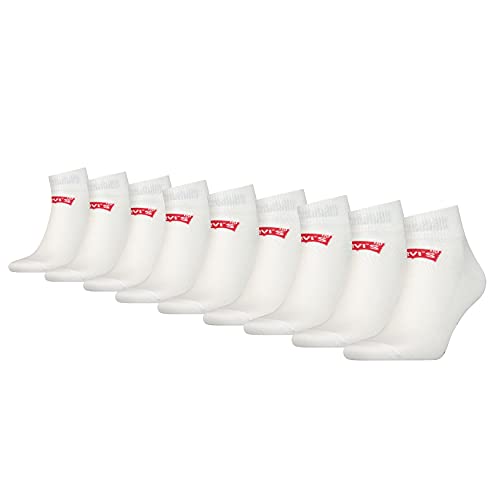 Levi's Unisex Quarter (9 sztuk), biały, 43-46 EU
