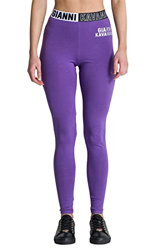 Gianni Kavanagh Damskie legginsy Purple Edge modelujące, liliowy, L