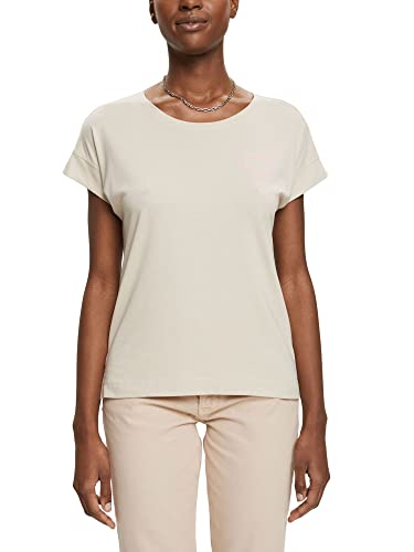 ESPRIT Collection T-shirt damski, 260/Light Taupe, XS