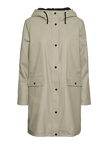 VERO MODA Kurtka damska VMASTA 3/4 TEDDY COATED COATED NOOS, Laurel Oak, L