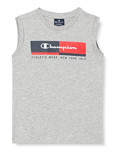 Champion Boy's Legacy Graphic Shop S/L Tank Top, jasny melanż szary, 15-16 lat