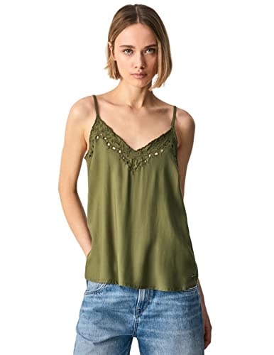 Pepe Jeans Damska Marga, 684VINEYARD Zielona, L bluzka, L