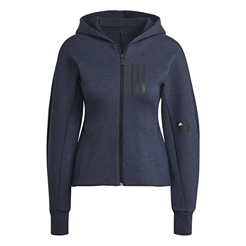 adidas Damska bluza z kapturem w rozmiarze Mv Sl Fz Hd, len, rozmiar XXS, Len, XXS
