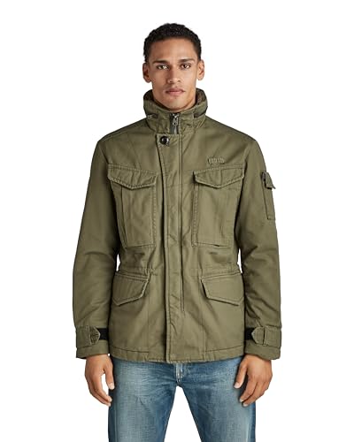 G-STAR RAW Męska kurtka ocieplana Field, Zielony (Shadow Olive D191-b230), XL