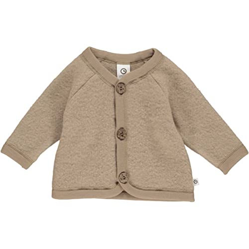 Müsli by Green Cotton Baby-Boys Woolly kurtka polarowa, Seed, 68/74